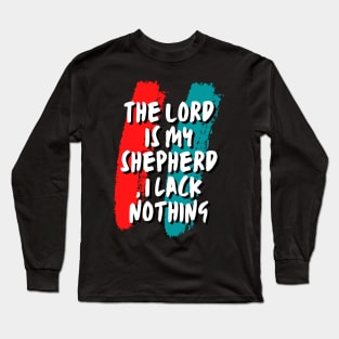 Psalms 23:1 Long Sleeve T-Shirt